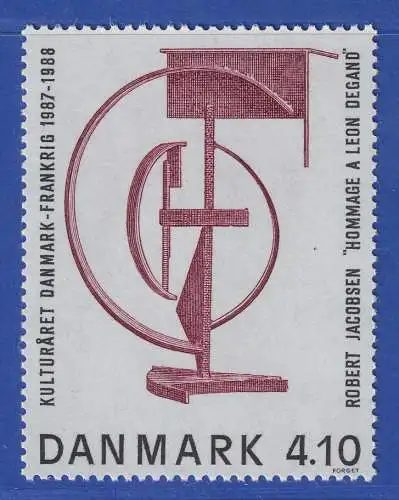 Dänemark 1988 Mi.-Nr. 928  Dänisch-französisches Kulturjahr.   **/MNH