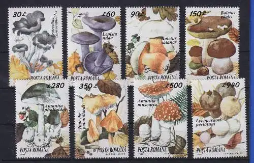 Rumänien 1994 Pilze Mi.-Nr. 5005-5012 postfrisch**