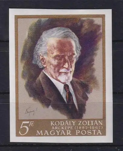 Ungarn 1968 Komponist Zoltan Kodaly Mi.-Nr. 2396 B postfrisch **