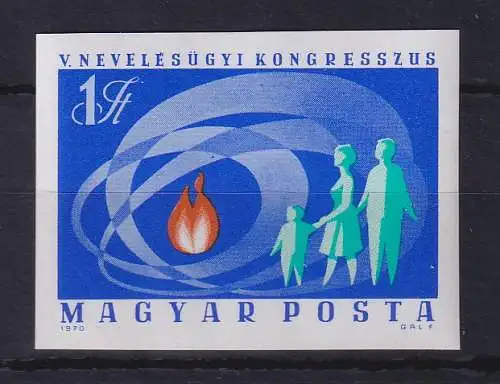 Ungarn 1970 Erziehungskongress Mi.-Nr. 2624 B postfrisch **