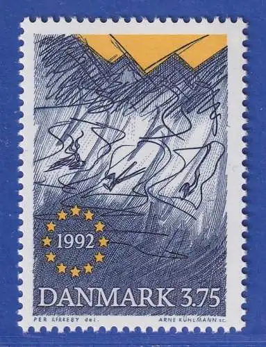 Dänemark 1992 Mi.-Nr. 1038  Europäischer Binnenmarkt  **/MNH