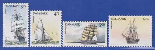 Dänemark 1993 Mi.-Nr. 1057-1060  Segelschulschiffe  **/MNH