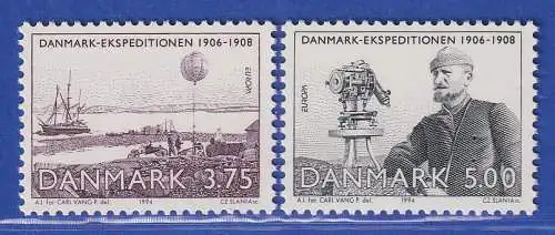 Dänemark 1994 Mi.-Nr. 1077-1078  Europa: Erfindungen Polarexpedition **/MNH