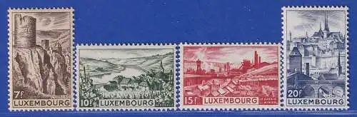 Luxemburg 1948 Freimarken Landschaften Mi.-Nr.431-34 Satz kpl. **/MNH