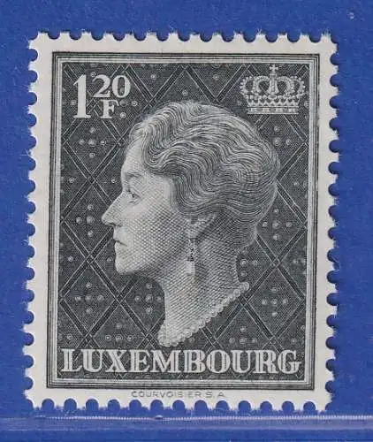 Luxemburg 1953 Freimarke Großherzogin Charlotte 1,20 Fr. Mi.-Nr.511 **/MNH