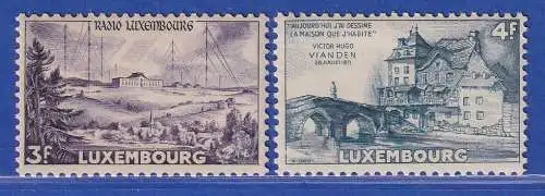 Luxemburg 1953 Freimarken Ansichten Mi.-Nr.512-13 **/MNH