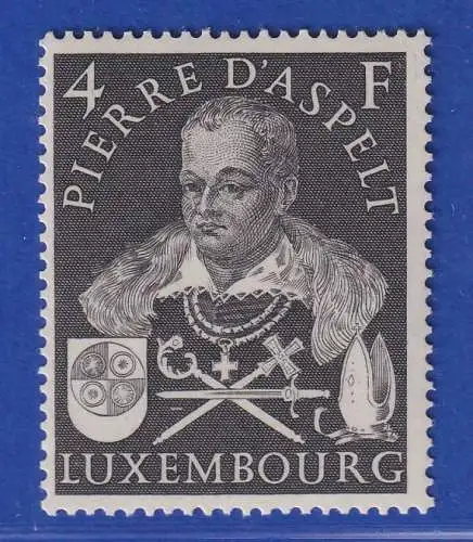 Luxemburg 1953 Peter von Aspelt Mi.-Nr. 516 **/MNH