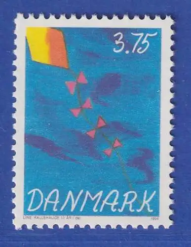 Dänemark 1994 Mi.-Nr. 1084  Kindermarke: Malwettbewerb, Drachen  **/MNH