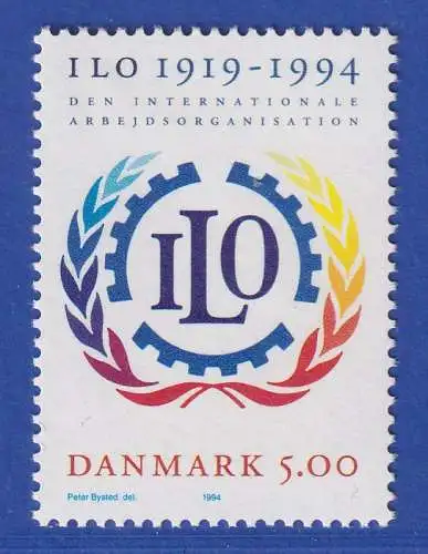 Dänemark 1994 Mi.-Nr. 1085  75 Jahre Internat. Arbeitsorganisation ILO  **/MNH