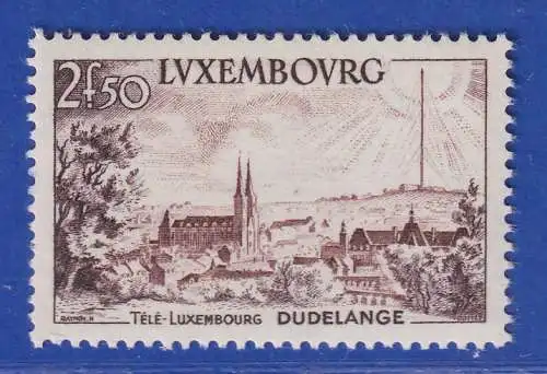 Luxemburg 1955 Düdelingen Fernsehsender Mi.-Nr. 536 **/MNH