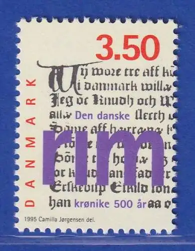 Dänemark 1995 Mi.-Nr. 1104  500 Jahre Dänische Reimchronik. **/MNH