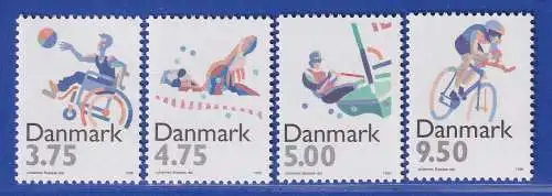 Dänemark 1996 Mi.-Nr. 1120-1123  Sport, Olympische Spiele **/MNH