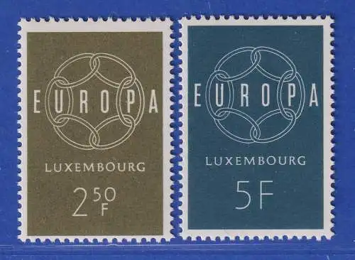 Luxemburg 1959 EUROPA  Mi.-Nr. 609-10 **/MNH