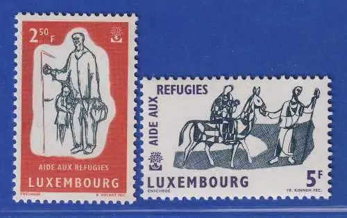 Luxemburg 1960 Weltflüchtlingsjahr 1959/60 Mi.-Nr. 618-19 **/MNH