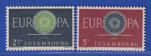 Luxemburg 1960 EUROPA Wagenrad Mi.-Nr. 629-30 **/MNH