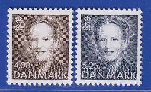 Dänemark 1996 Mi.-Nr. 1130-1131  Freimarken: Königin Margrethe II.  **/MNH