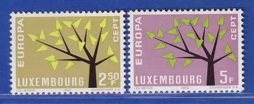 Luxemburg 1962 EUROPA Baum Mi.-Nr. 657-58 **/MNH