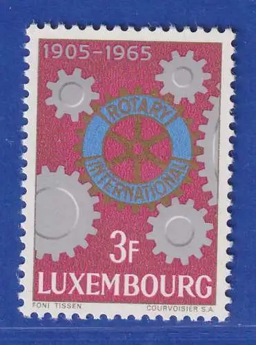 Luxemburg 1965 60 Jahre Rotary International  Mi.-Nr. 709 **/MNH