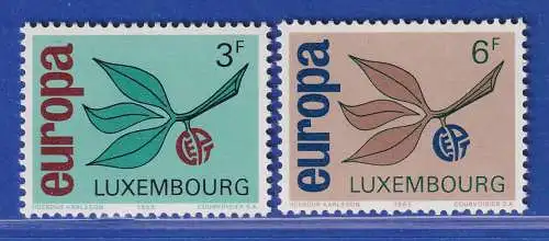 Luxemburg 1965 EUROPA Zweig mit CEPT-Frucht Mi.-Nr. 715-16 **/MNH