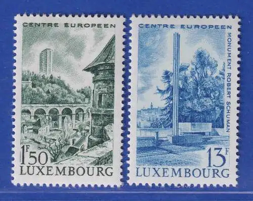 Luxemburg 1966 Europa-Zentrum Mi.-Nr. 738-39 **/MNH