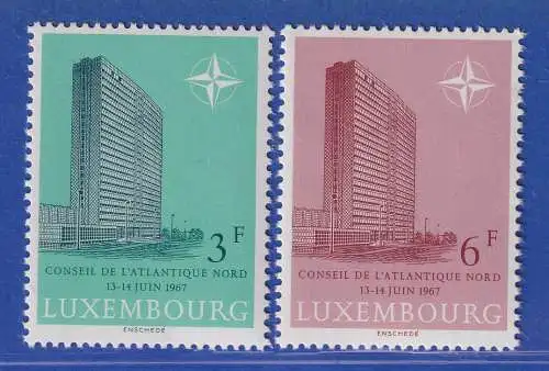 Luxemburg 1967 Tagung des NATO-Rates Mi.-Nr. 751-52 **/MNH