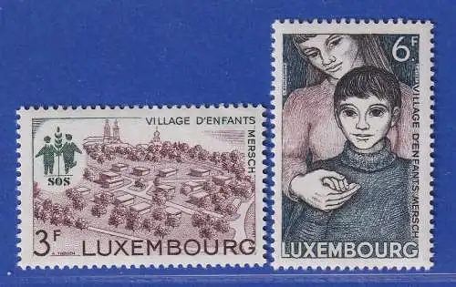 Luxemburg 1968 SOS-Kinderdorf Mersch Mi.-Nr.775-76 **/MNH