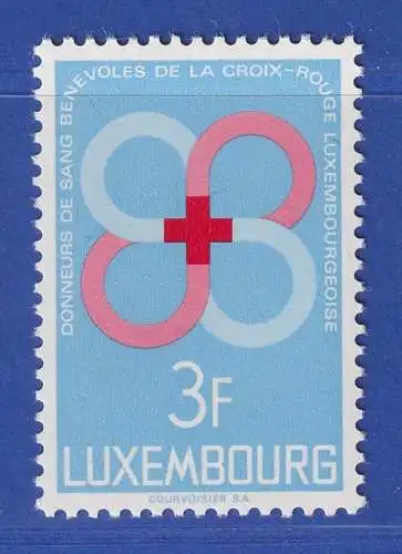 Luxemburg 1968 Freiwillige Blutspender Rotes Kreuz Mi.-Nr.778 **/MNH