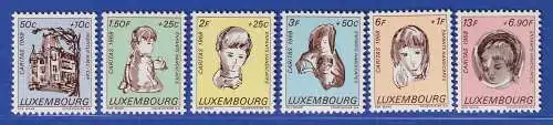 Luxemburg 1968 Caritas Kinder Mi.-Nr.779-84 Satz kpl. **/MNH