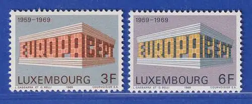 Luxemburg 1969 EUROPA Tempel Mi.-Nr.788-89 **/MNH