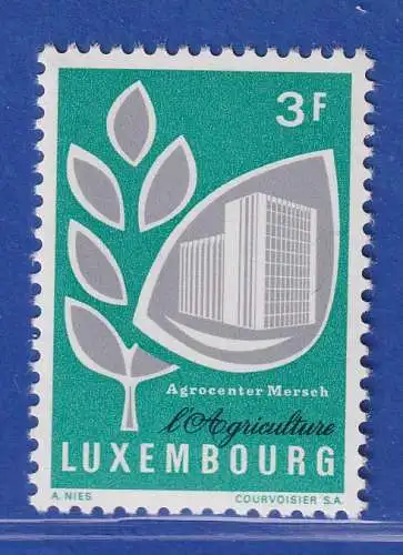 Luxemburg 1969 Landwirtschaft Silo in Mersch Ähre Mi.-Nr. 795 **/MNH