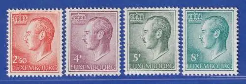 Luxemburg 1971 Freimarken Großherzog Jean Mi.-Nr. 828-31x **/MNH