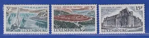 Luxemburg 1971 Landschaften und Bauten Mi.-Nr. 832-34 **/MNH