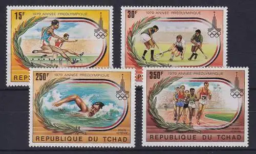 Tschad 1979 Vorolympisches Jahr Mi.-Nr. 867-870 postfrisch **