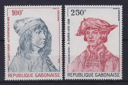 Gabun 1978 Albrecht Dürer Mi.-Nr. 679-680 postfrisch **