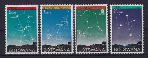 Botswana 1972 Sternbilder des Südhimmels Mi.-Nr. 84-87 postfrisch **