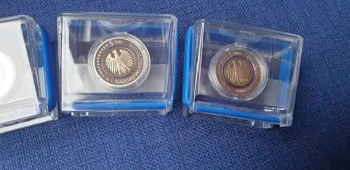5 Euro Münze Planet Erde 2016  PP-Satz Prägestätten A-D-F-G-J  komplett