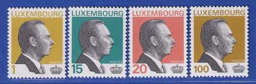 Luxemburg 1994 Freimarken Großherzog Jean Mi.-Nr. 1334-37 Satz kpl. **/MNH