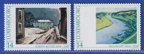 Luxemburg 1994 Josef Kutter und Nico Klopp Mi.-Nr. 1338-39 **/MNH