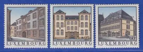 Luxemburg 1994 Historische Klosterrefugien in der Festung Mi.-Nr.1349-51 **/MNH