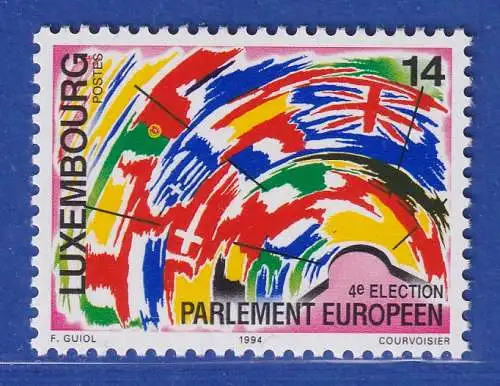 Luxemburg 1994 Vierte Direktwahlen z. Europäischen Parlament Mi.-Nr. 1345 **/MNH