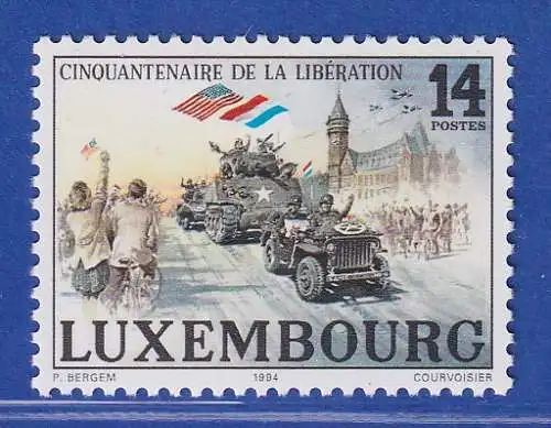 Luxemburg 1994 50. Jahrestag der Befreiung Mi.-Nr. 1352 **/MNH