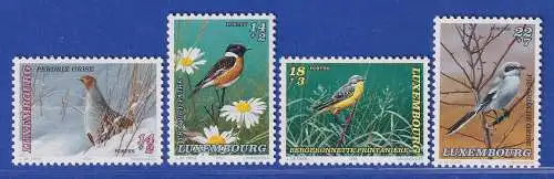 Luxemburg 1994 Wohlfahrt Bedrohte Vogelarten Mi.-Nr. 1353-56 Satz kpl. **/MNH