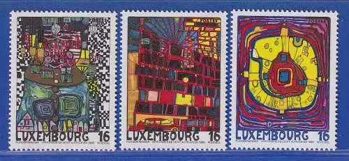 Luxemburg 1995 Kulturhauptstadt Europas I. Mi.-Nr. 1360-62 **/MNH