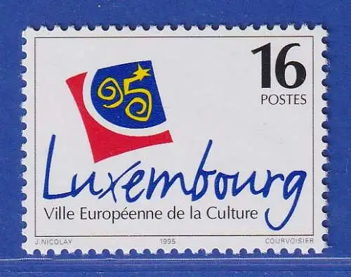 Luxemburg 1995 Kulturhauptstadt Europas III. Mi.-Nr. 1367 **/MNH