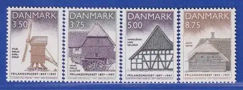 Dänemark 1997 Mi.-Nr. 1146-1149 100 Jahre Freilichtmuseum Bauernhöfe **/MNH