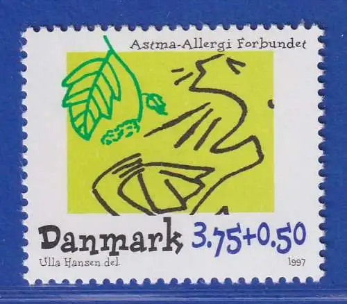 Dänemark 1997 Mi.-Nr. 1152  Asthma-Allergie-Verband AAF  **/MNH