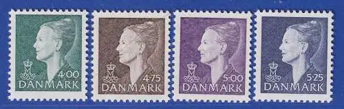 Dänemark 1997 Mi.-Nr. 1158-1161 Freimarken: Königin Margrehte II. **/MNH