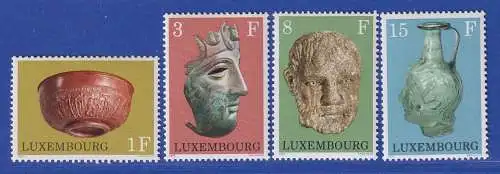 Luxemburg 1972 Kultur Archäologische Funde Mi.-Nr. 842-45 Satz kpl. **/MNH