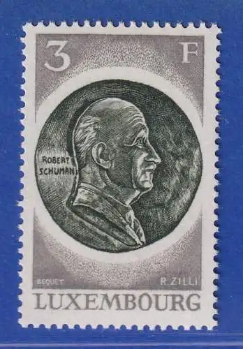 Luxemburg 1972 Präsident Robert Schuman Montanunion Mi.-Nr. 849 **/MNH