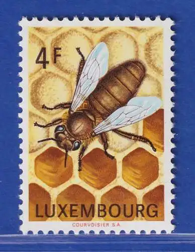 Luxemburg 1973 Bienenzucht Biene auf Wabe Mi.-Nr. 864 **/MNH